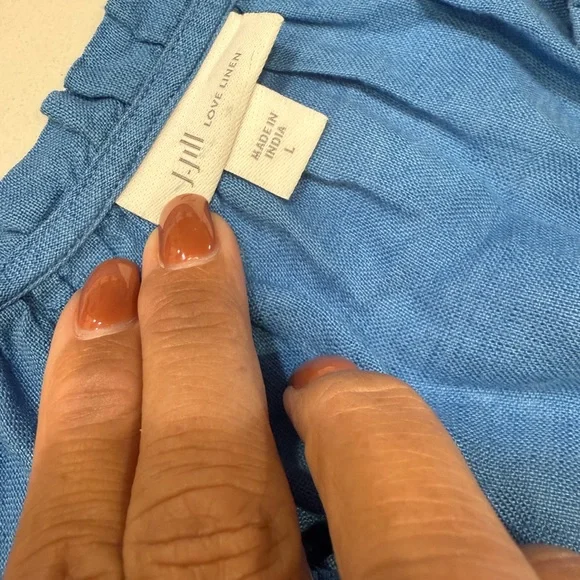 EUC - J. Jill Love Linen Tunic - LARGE - Picture 3 of 6